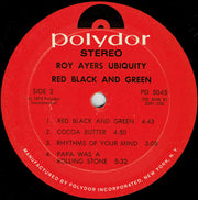 Roy Ayers Ubiquity : Red Black & Green (LP, Album, Mon)