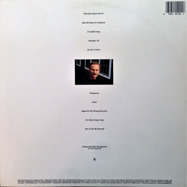 Vern Gosdin : Alone (LP, Album)