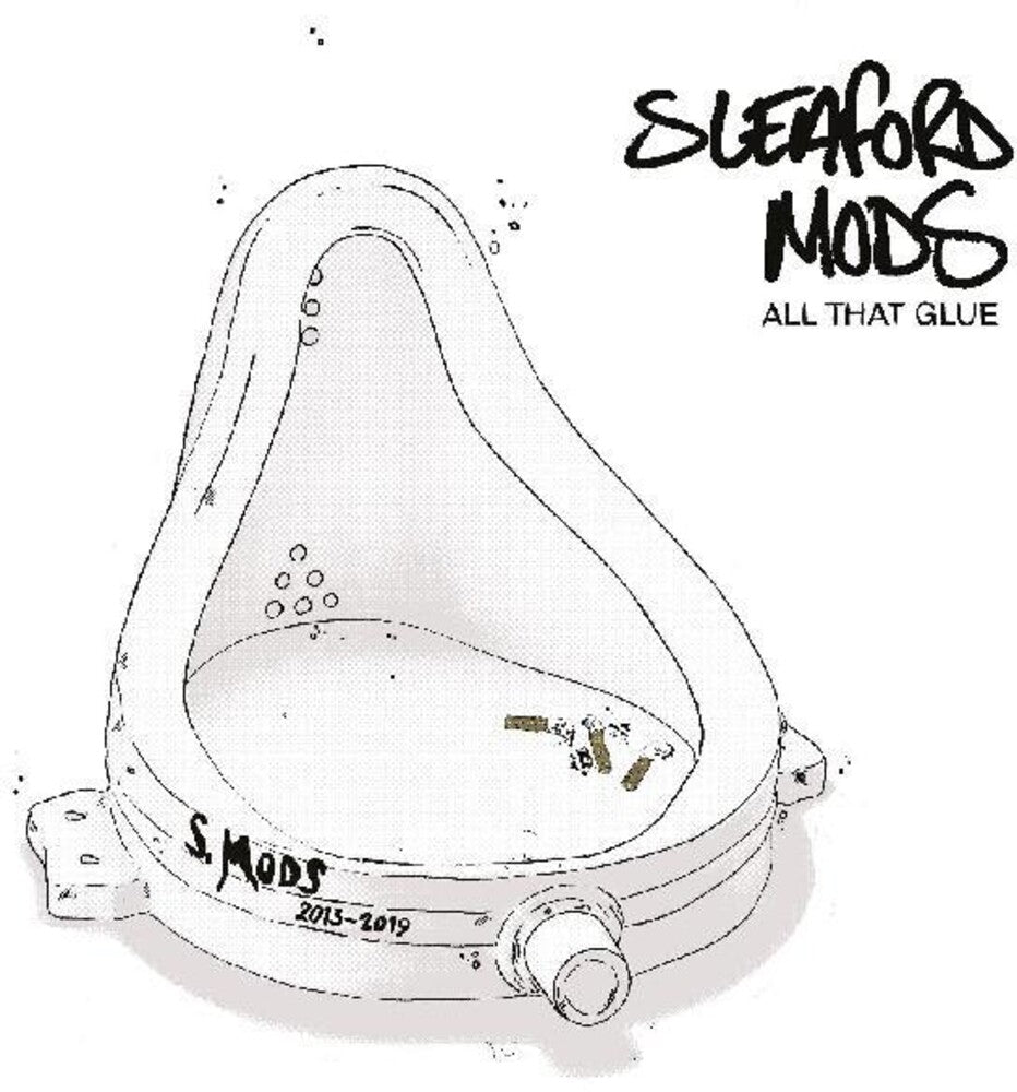 the album cover for Sleaford Mods - All That Glue [2LP]