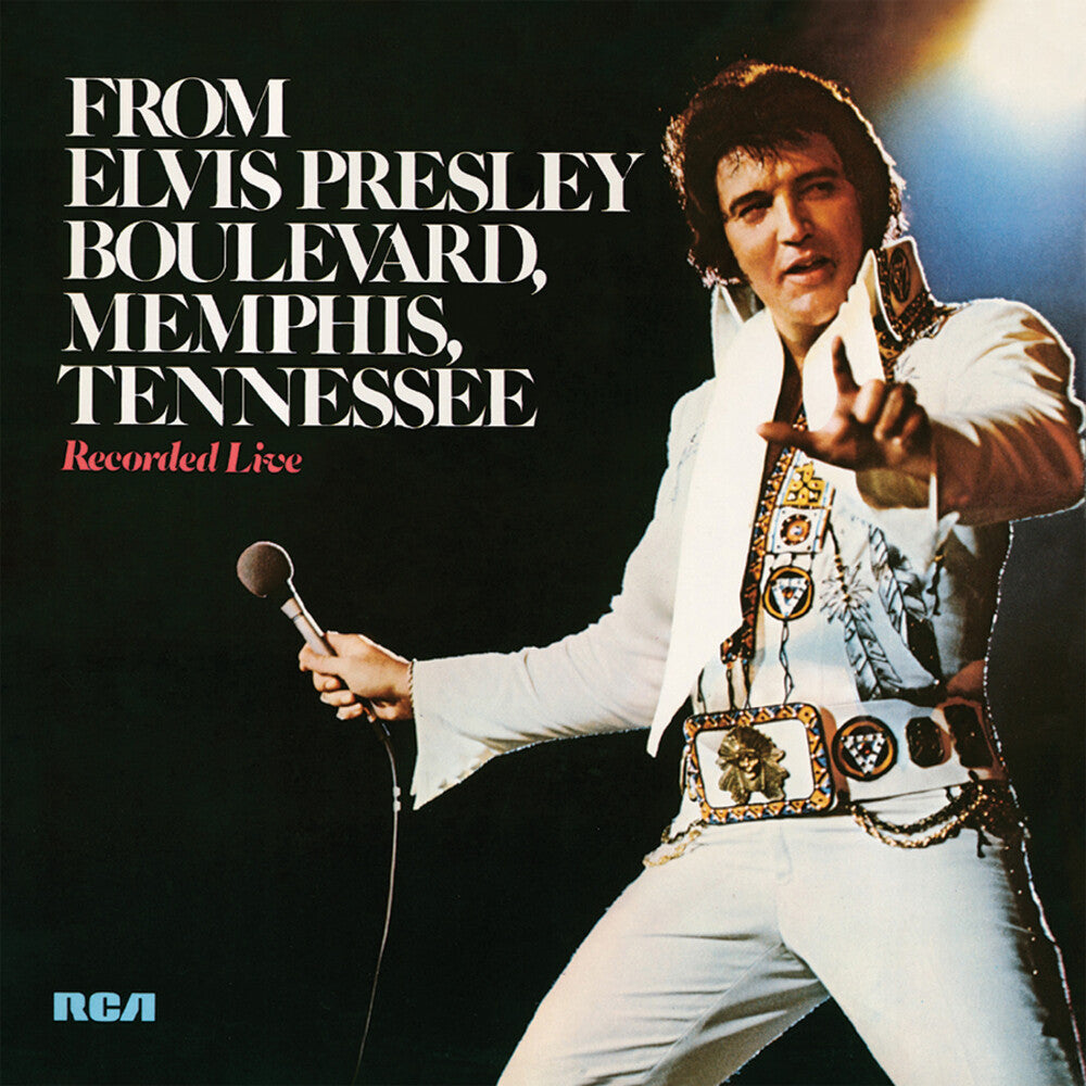 the album cover for Elvis Presley - From Elvis Presley Boulevard, Memphis, Tennessee