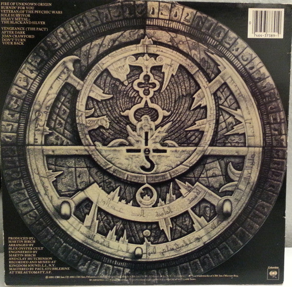 Blue Öyster Cult : Fire Of Unknown Origin (LP, Album)