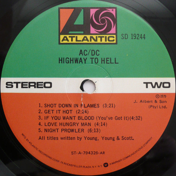 AC/DC : Highway To Hell (LP, Album, AR)