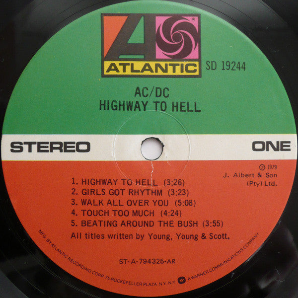 AC/DC : Highway To Hell (LP, Album, AR)