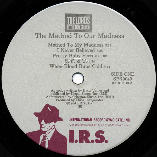Lords Of The New Church : The Method To Our Madness (LP, Album,  In)