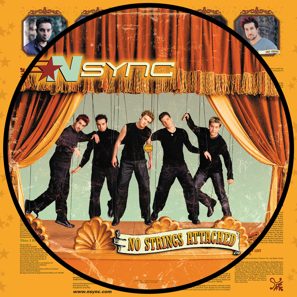 the album cover for *NSYNC - No Strings Attached (20th Anniversary Edition) [Picture Disc LP]