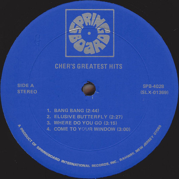 Cher : Cher's Greatest Hits (LP, Comp)