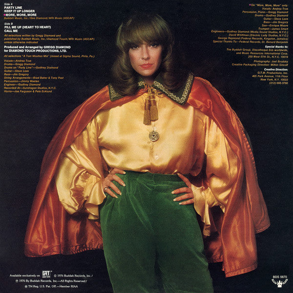 The Andrea True Connection* : More, More, More (LP, Album, Mon)