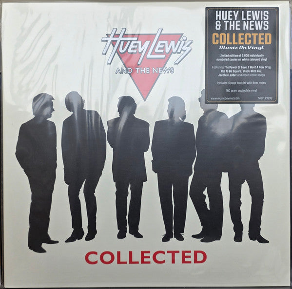 Huey Lewis & The News : Collected (2xLP, Comp, Ltd, Num, Whi)