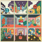the album cover for Starfucker (STRFKR) - Future Past Life [Opaque Orange LP]