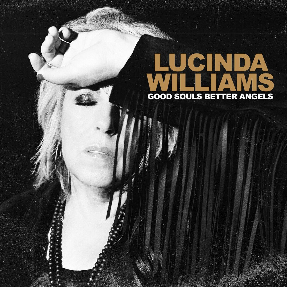 the album cover for Lucinda Williams - Good Souls Better Angels [Special Hand Signed] [Exclusive Natural LP]