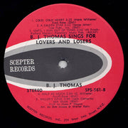 B.J. Thomas : Sings For Lovers And Losers (LP, Album)