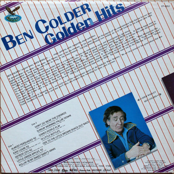 Ben Colder : Golden Hits (LP)