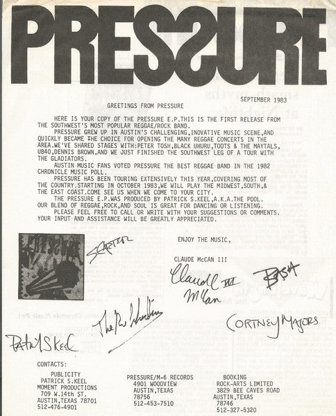 Pressure (31) : Pressure (12", EP)