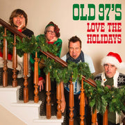 the album cover for Old 97's - Love The Holidays [Red & Green Splatter LP]