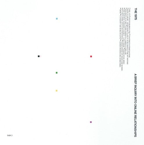 the album cover for The 1975 - A Brief Inquiry Into Online Relationships