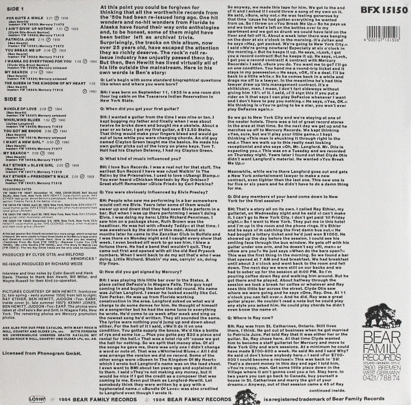 Ben Hewitt : They Would Call Me Elvis! (LP, Comp)