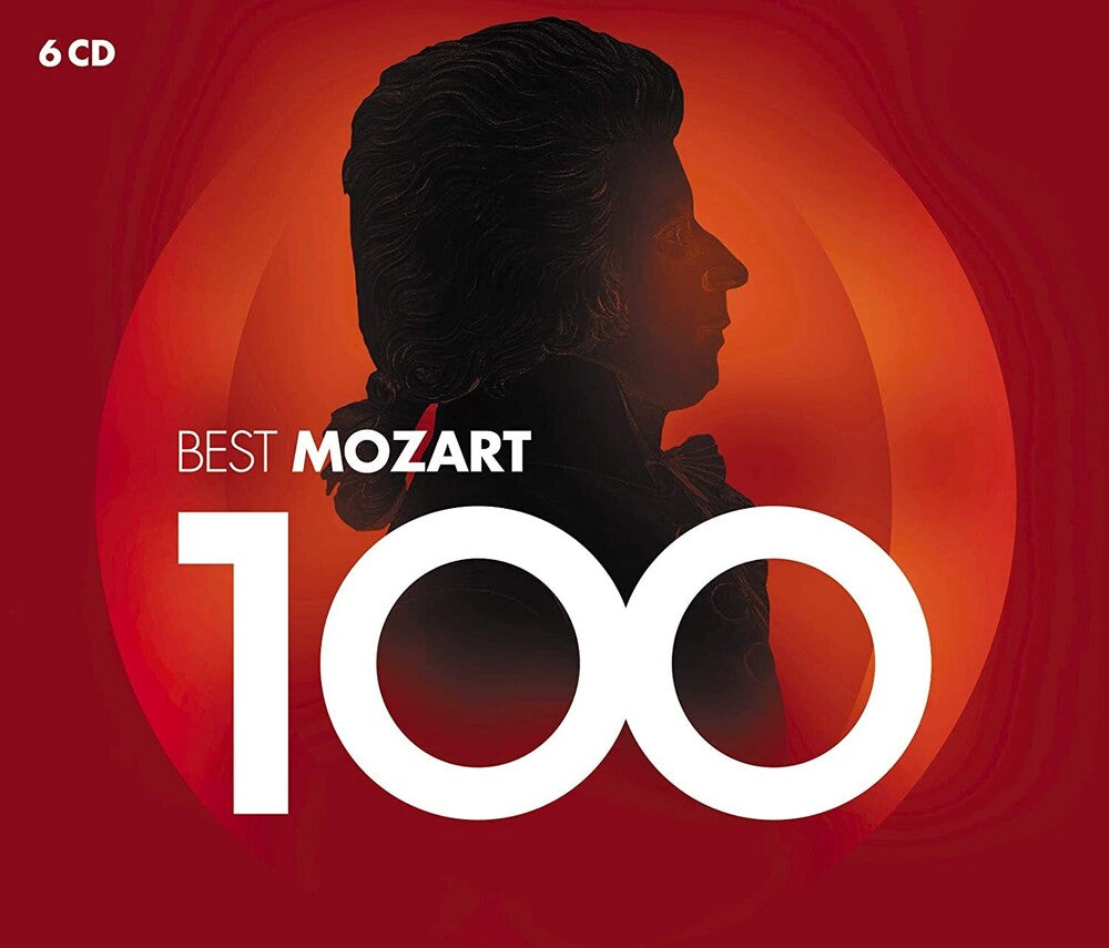 the album cover for 100 Best Mozart - 100 Best Mozart