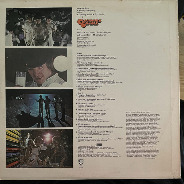 Various : Stanley Kubrick's A Clockwork Orange (Music From The Soundtrack) (LP, Album, RE, San)