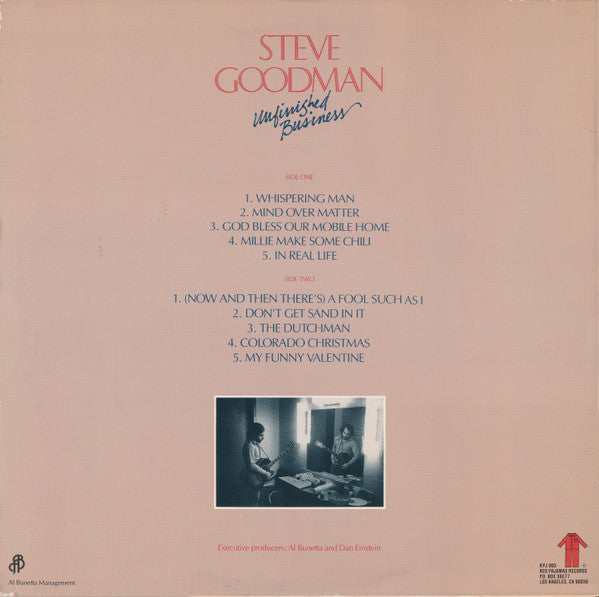 Steve Goodman : Unfinished Business (LP, Album)
