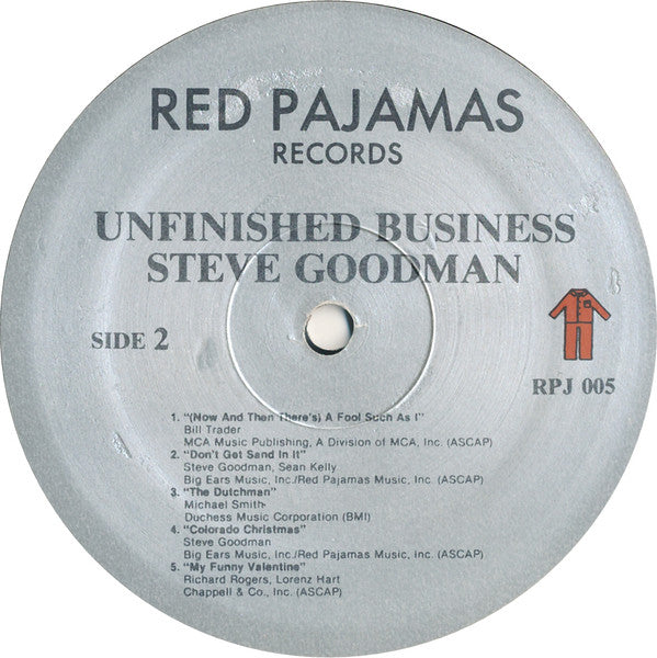 Steve Goodman : Unfinished Business (LP, Album)