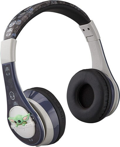 Star Wars MD-B50.FXv0 Mandalorian The Child Bluetooth Headphones - Mic (Navy)