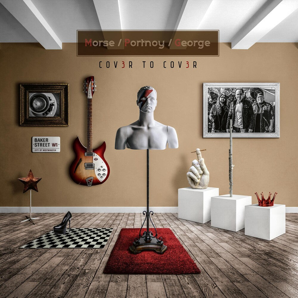 the album cover for Morse / Portnoy / George - Cov3r To Cov3r [Import 2LP+CD]