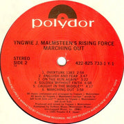 Yngwie J. Malmsteen's Rising Force : Marching Out (LP, Album, PRC)