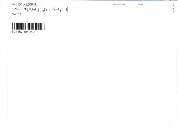 Aphex Twin : Windowlicker (CD, Single, RE)