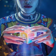 the album cover for Anamanaguchi - Endless Fantasy (Clear vinyl w/ Rainbow Splatter)