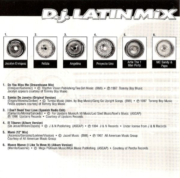 Various : D.J. Latin Mix '98 (CD, Mixed)