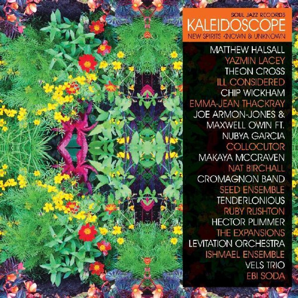 the album cover for Soul Jazz Records Presents Kaleidoscope / Various - Kaleidoscope: New Spirits Known And Unknown