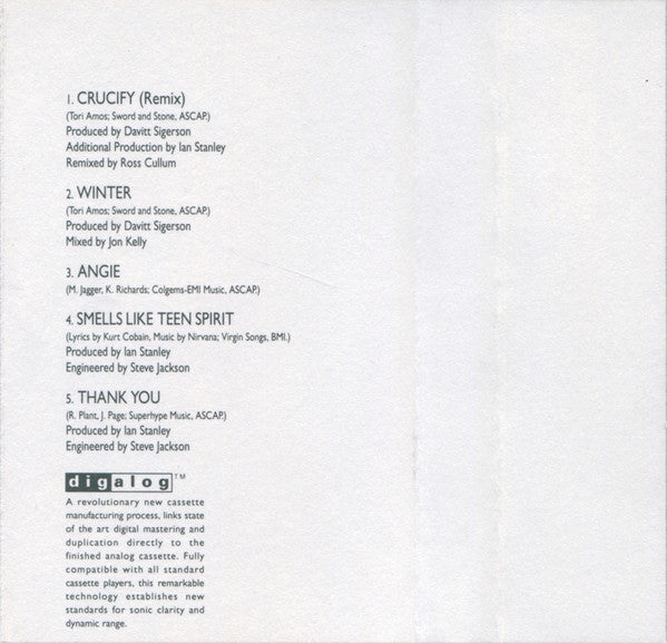 Tori Amos : Crucify (Cass, Single)