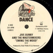 Jive Bunny And The Mastermixers : Swing The Mood (12")