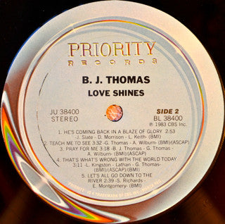 B.J. Thomas : Love Shines (LP)