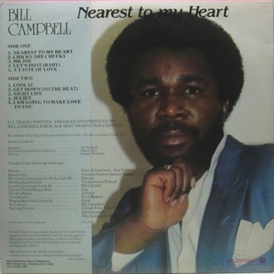 Bill Campbell (3) : Nearest To My Heart (LP)