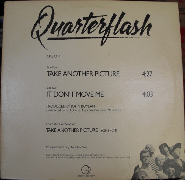 Quarterflash : Take Another Picture (12", Promo)