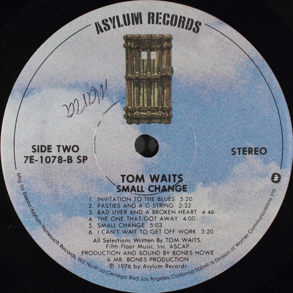 Tom Waits : Small Change (LP, Album)