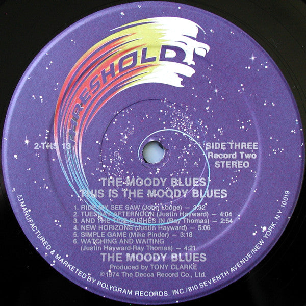 The Moody Blues : This Is The Moody Blues (2xLP, Comp, Mixed, RE, 53 )