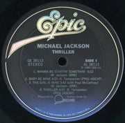 Michael Jackson : Thriller (LP, Album, Wit)