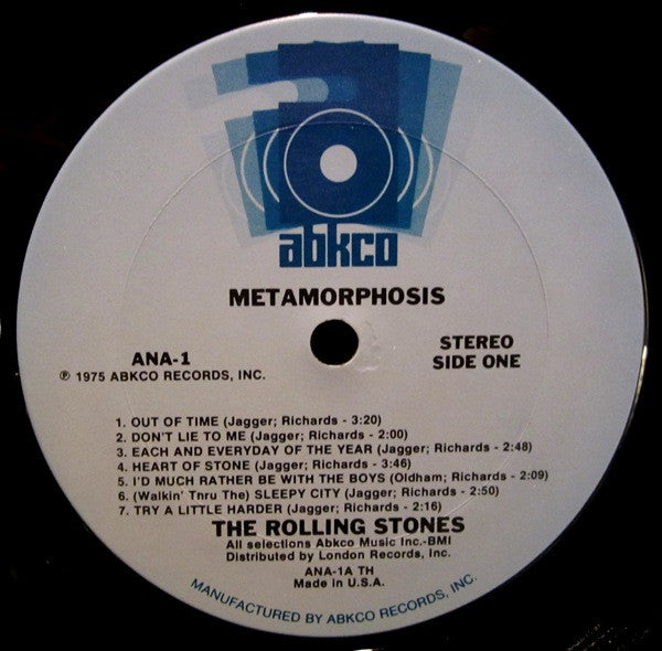 The Rolling Stones : Metamorphosis (LP, Comp, Ter)