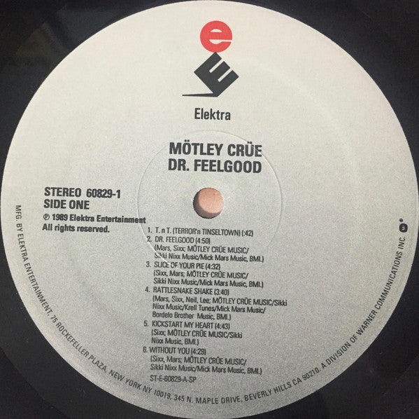 Mötley Crüe : Dr. Feelgood (LP, Album)