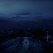 the album cover for FINNEAS - Blood Harmony (Deluxe) (Opaque Dark Blue Vinyl)