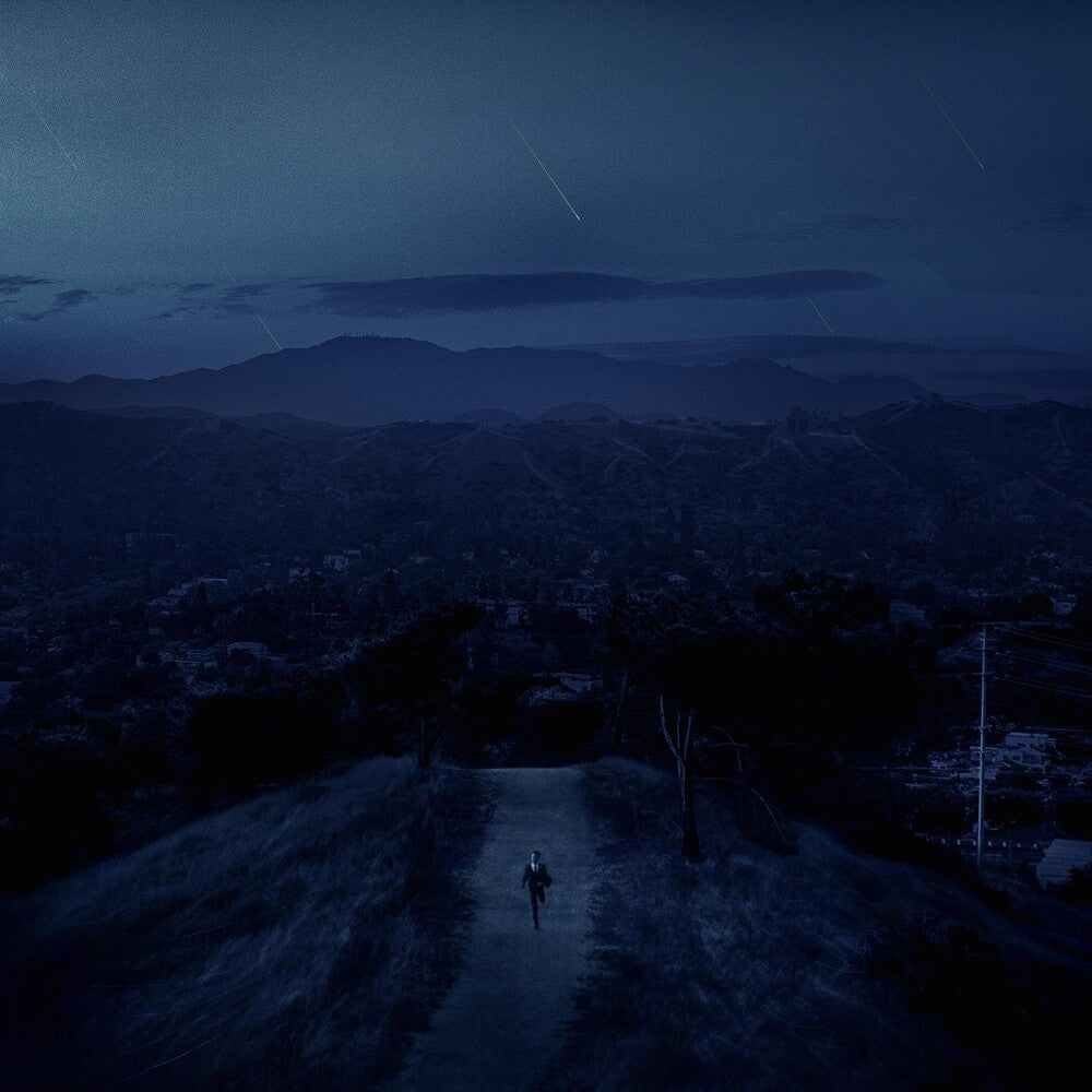 the album cover for FINNEAS - Blood Harmony (Deluxe) (Opaque Dark Blue Vinyl)