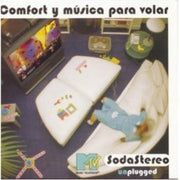 the album cover for Soda Stereo - Comfort Y Musica Para Volar: MTV Unplugged [Clear Vinyl]