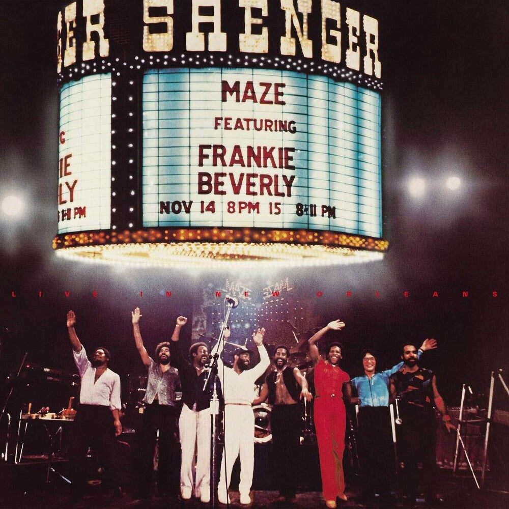 the album cover for Maze Featuring Frankie Beverly - Live In New Orleans [2LP]