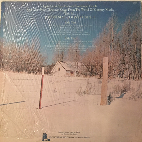 Various : Christmas Country Style (LP, Comp)