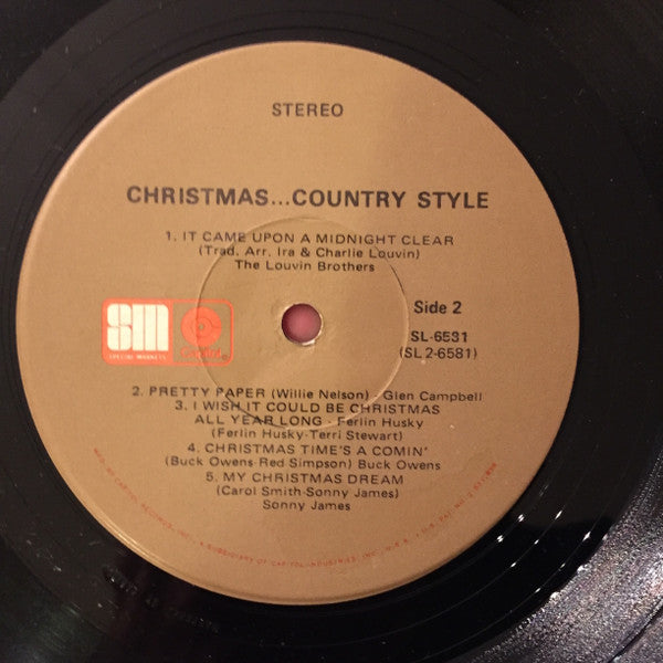 Various : Christmas Country Style (LP, Comp)