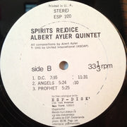 Albert Ayler Quintet : Spirits Rejoice (LP, Album, RE)