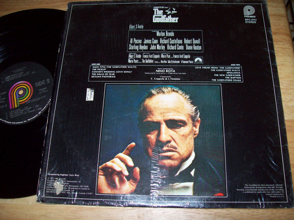 Nino Rota : The Godfather (Original Soundtrack Recording) (LP, Album, RE)