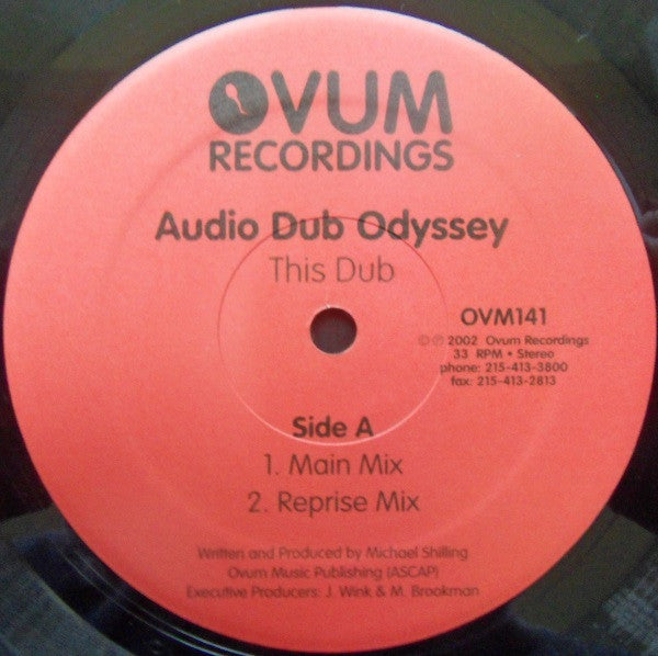 Audio Dub Odyssey : This Dub (12")